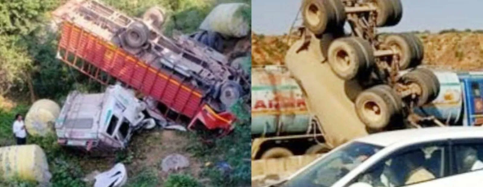 Road Accident: नूंह में केएमपी एक्सप्रेस-वे पर खड़े ट्रक से टकराया कोयले से भरा ट्रक, 4 की मौत