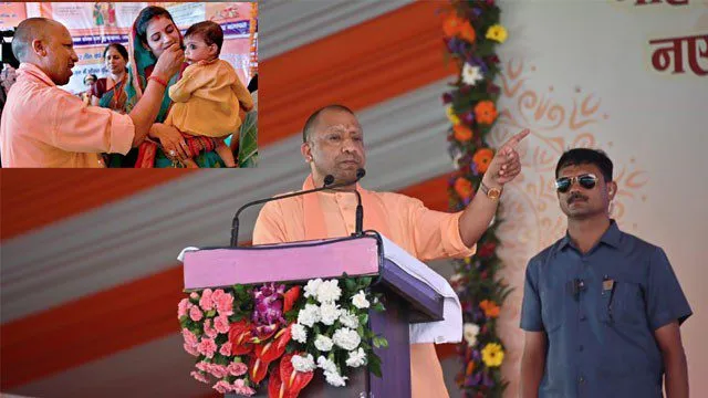 सीएम योगी आदित्यनाथ ने बडौत मे किया जनपद के लिए 350 करोड़ की कार्य योजनाओं का शिलान्यास