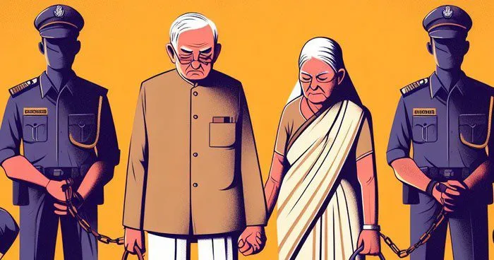 दहेज हत्या में वांछित सास-ससुर गिरफ्तार, भेजा जेल