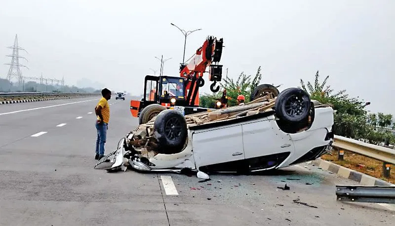 Accident: हादसे में बाल-बाल बचे भाजपा ओबीसी मोर्चा प्रदेश महामंत्री