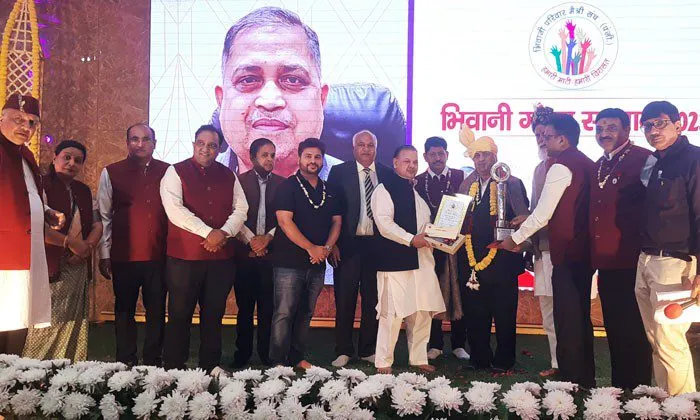 सुरेंद्र लोहिया को मिला भिवानी गौरव पुरस्कार