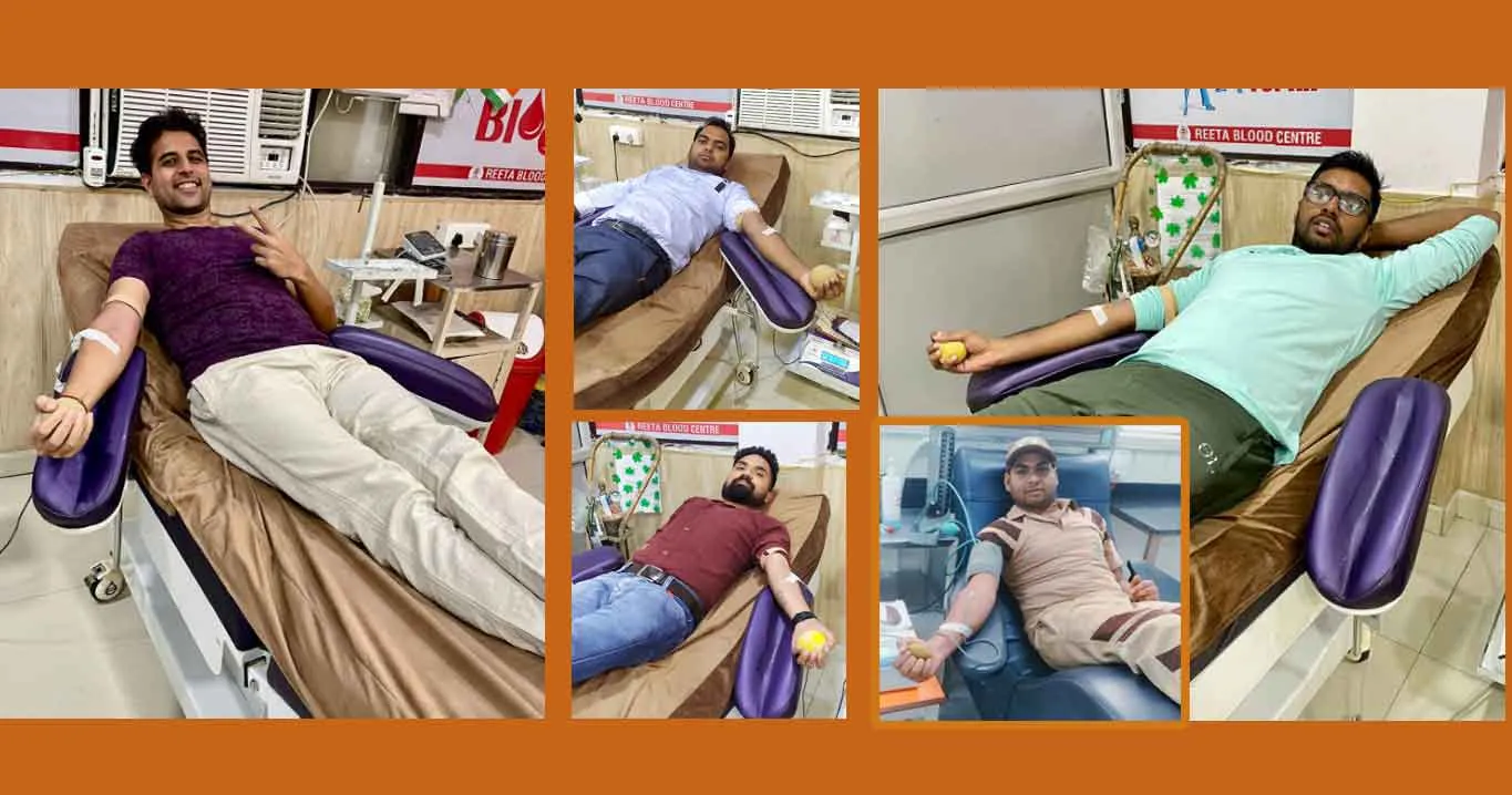 Meerut : खिल उठते हैं चेहरे, ब्लड डोनेट के बाद डेरा सच्चा सौदा श्रद्धालुओं के!