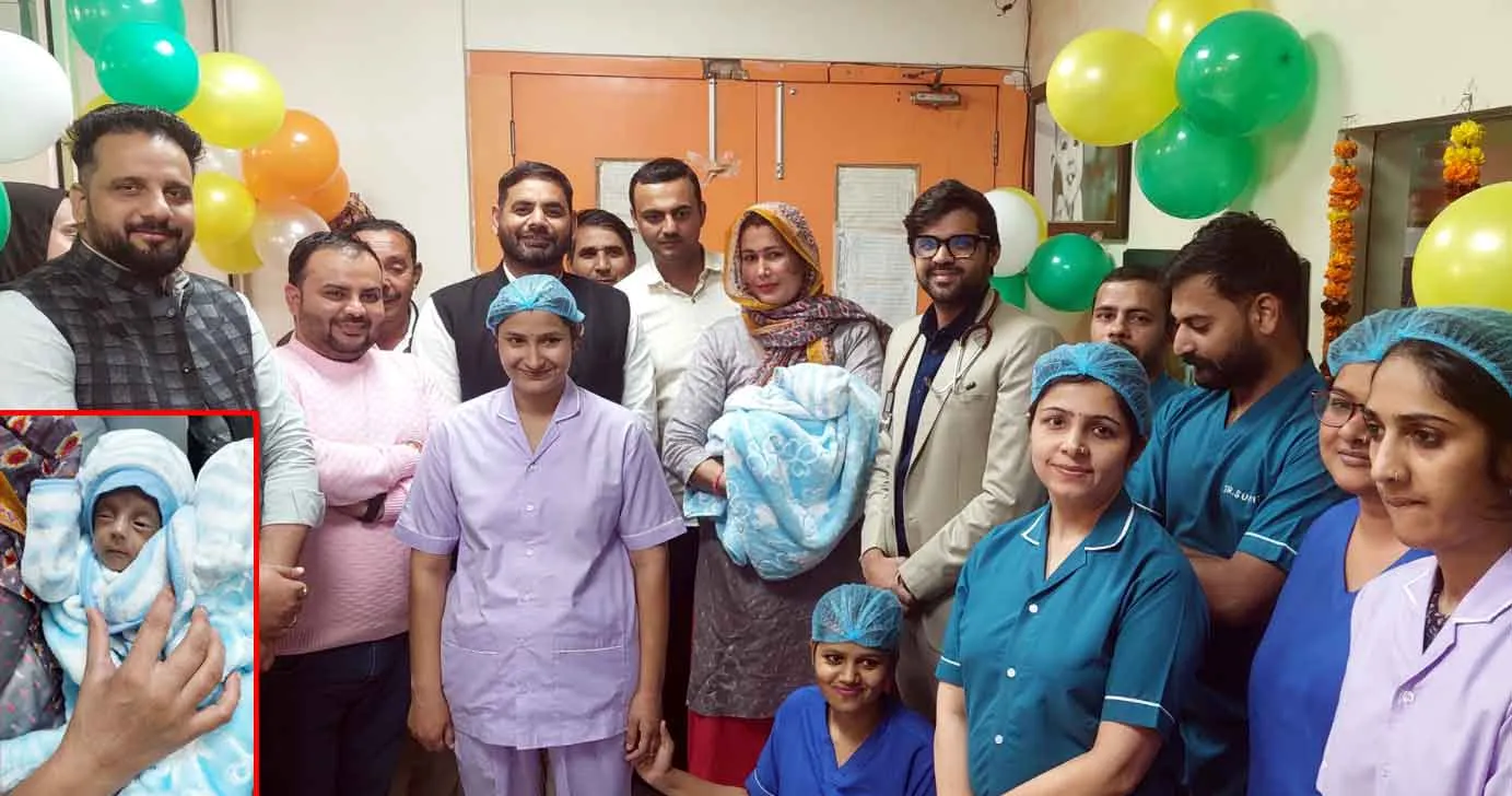मात्र 25 हफ्ते के बच्चे को मिला नवजीवन, परिजन हुए खुश