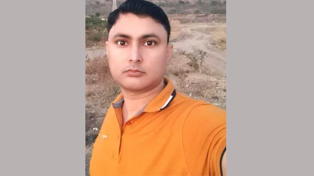 अज्ञात वाहन की चपेट में आकर बाइक सवार फौजी गंभीर रूप से घायल