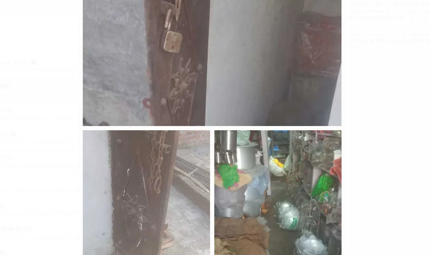पुलिस चौकी से सौ कदम पर चोरों ने दिखाया दुस्साहस