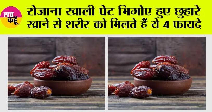 Health News: खाली पेट भिगोए हुए छुहारे खाने से शरीर को मिलते हैं ये 4 बड़े फायदे