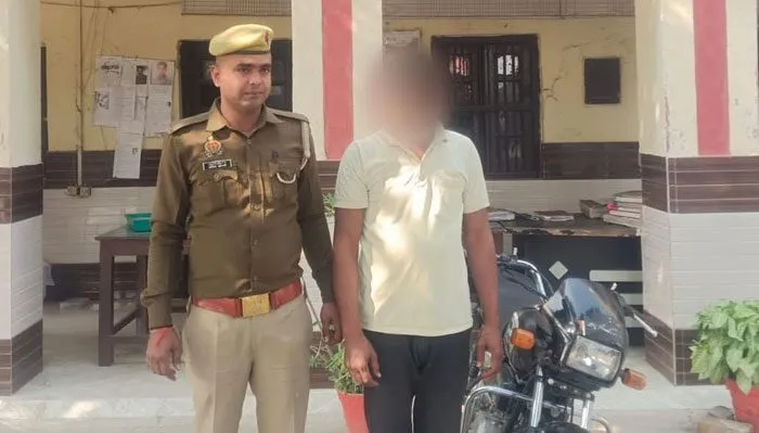 चार दिन पूर्व चोरी हुई बाइक बरामद, आरोपी गिरफ्तार