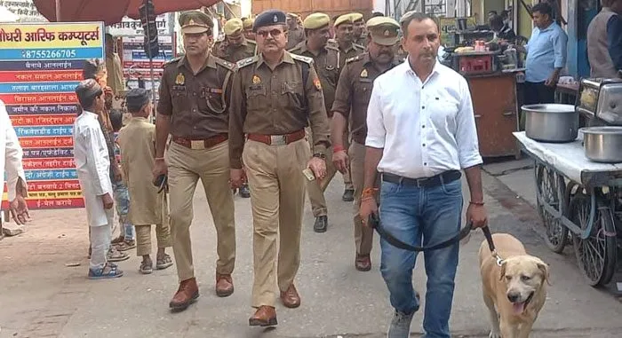 एएसपी ने डॉग स्क्वायड के साथ परखी कोर्ट की सुरक्षा-व्यवस्था