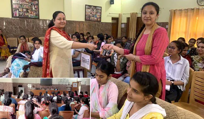 हेल्पलाइन 112 के प्रति छात्राओं को किया जागरूक