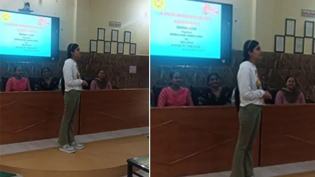 मानोलाॅग प्रतियोगिता में तमन्ना रही प्रथम