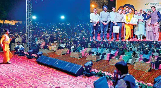 Trident Diwali Mela: प्रसिद्ध पंजाबी गायक गुरदास मान ने मेले में लगाए ‘चार चांद’