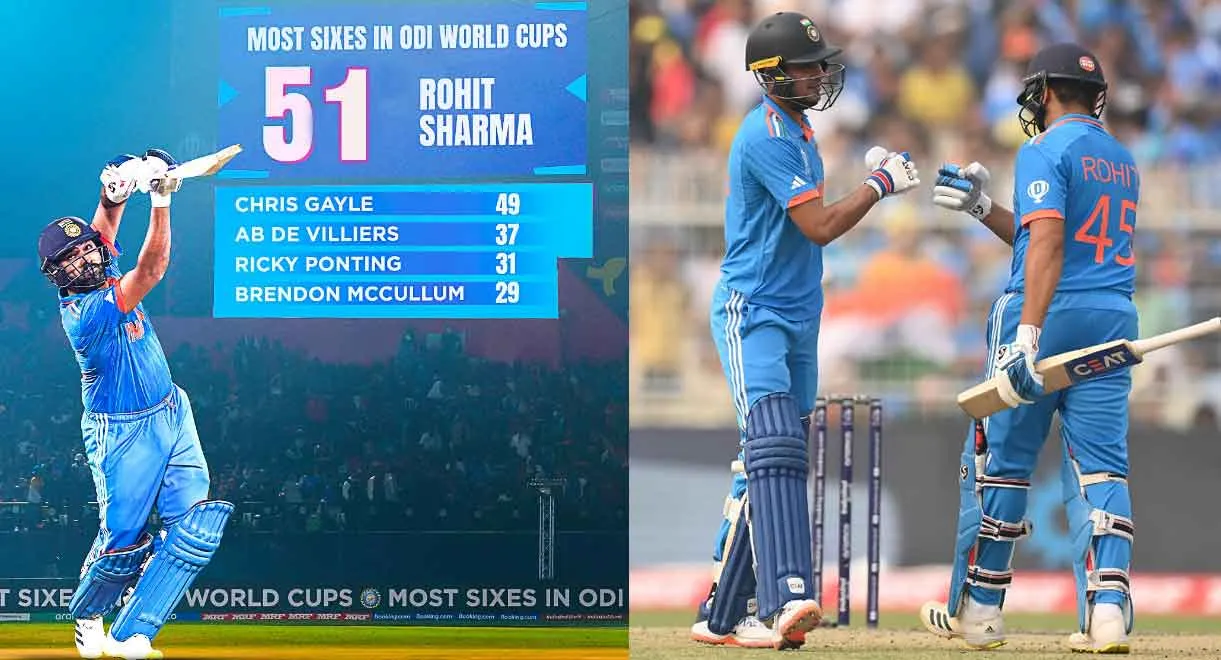 World Cup 2023 Semifinal: रोहित शर्मा बनें सिक्सर किंग! लगाए इतने छक्के!