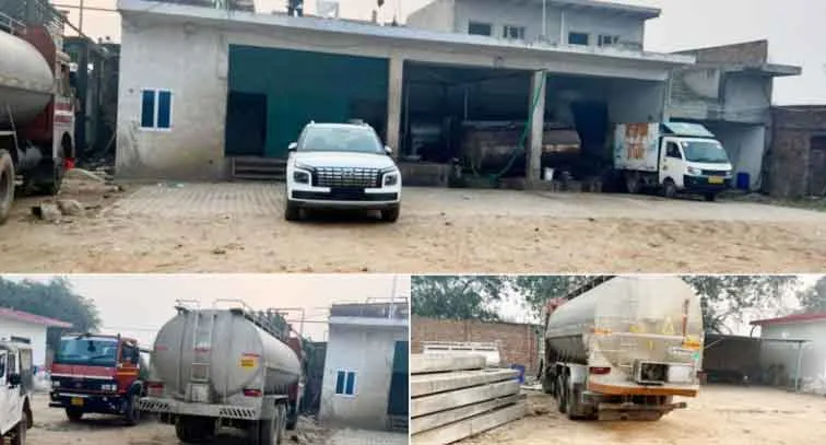 डीग के कैथवाड़ा में पकड़ी सिंथेटिक सरस का दूध बनाने की फैक्ट्री