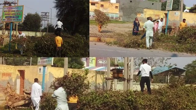 एमएसजी डेरा सच्चा सौदा व मानवता भलाई केंद्र उकलाना में सेवा कार्य रहे जारी