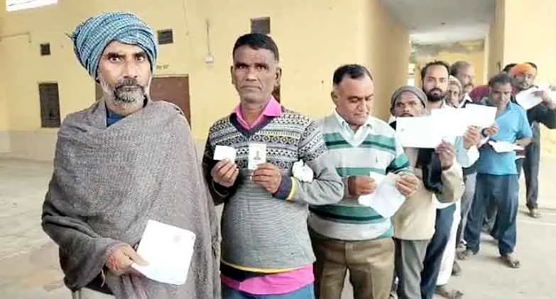 Rajasthan Election 2023 : अपरान्ह 3 बजे तक हनुमानगढ़ जिले में 61.64 प्रतिशत मतदान