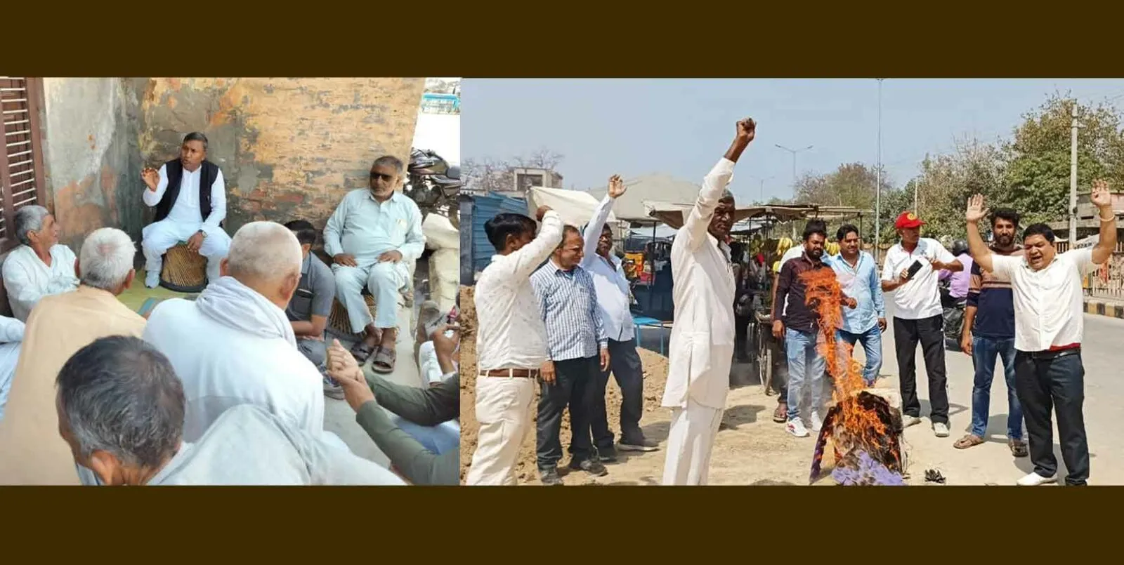 Protest Arrest of Arvind Kejriwal: ‘आप’ ने कांग्रेस के साथ मिलकर अरविंद केजरीवाल की गिरफ्तारी का किया विरोध