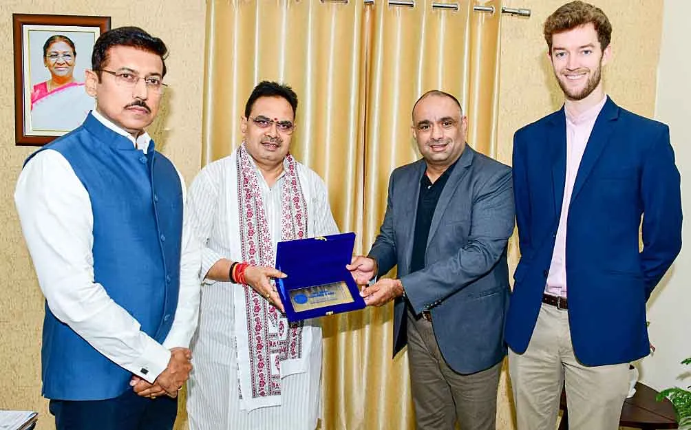 मुख्यमंत्री से राजस्थान रॉयल्स के पदाधिकारियों ने की मुलाकात