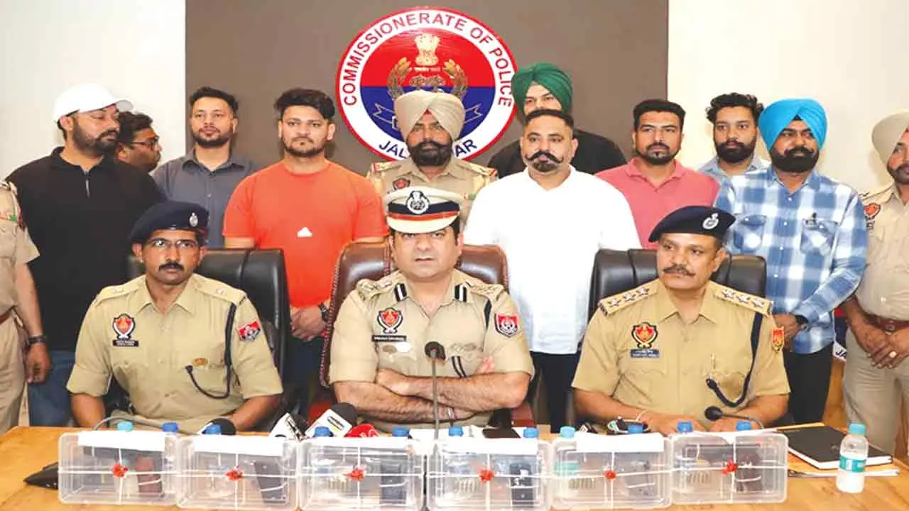 लाहौरिया व विक्की गैंग के चार गैंगस्टर गिरफ्तार