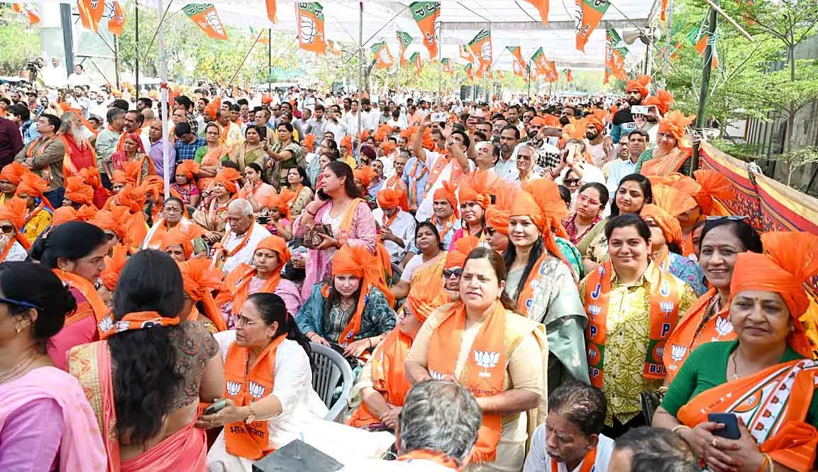 Rajasthan Lok Sabha Election: प्रथम चरण के लिए अंतिम दिन भाजपा प्रत्याशियों ने भरे नामांकन