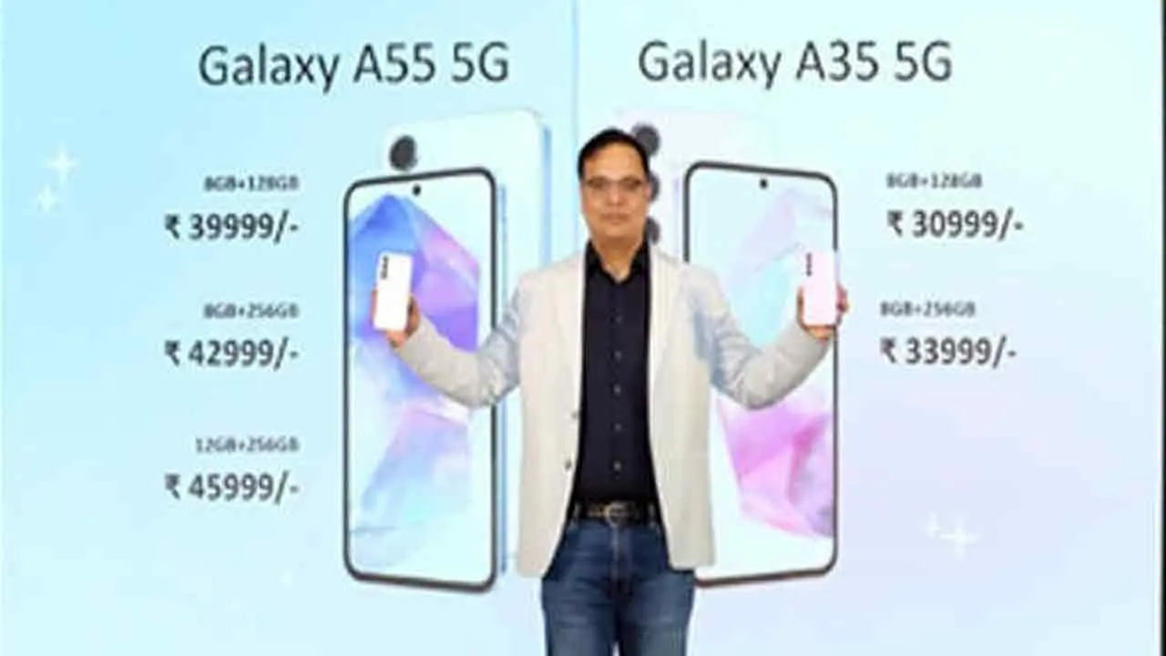 Samsung: सैमसंग ने लांच किया गैलेक्सी A55 5G और गैलेक्सी A35