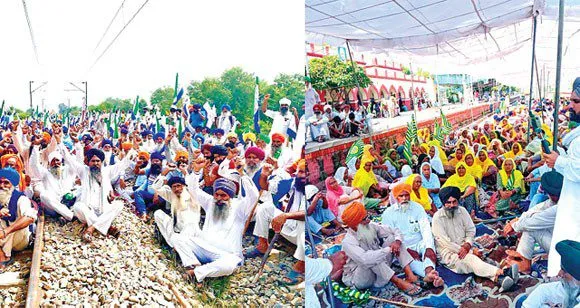 किसान आंदोलन का चौथा दिन, धरन प्रदर्शन जारी