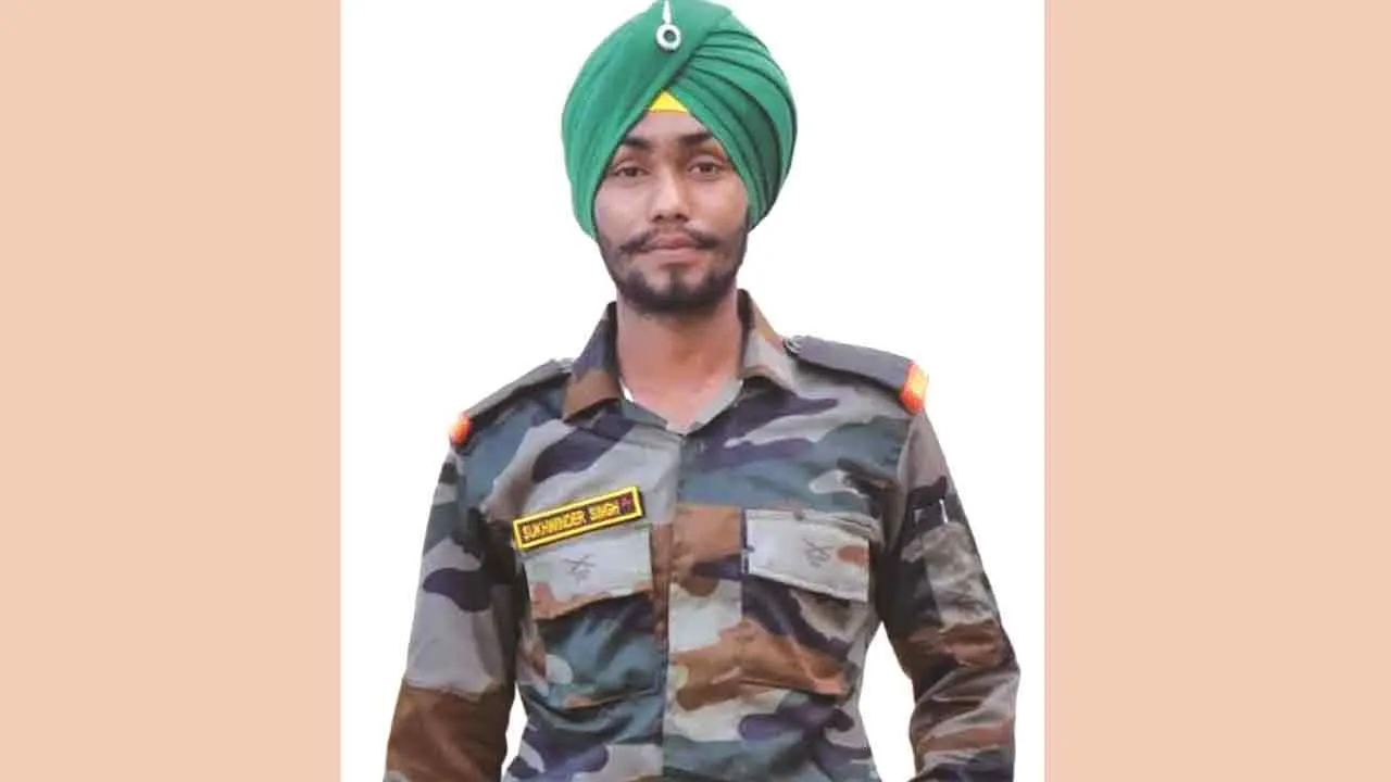बरनाला का अग्निवीर जवान ड्यूटी दौरान शहीद