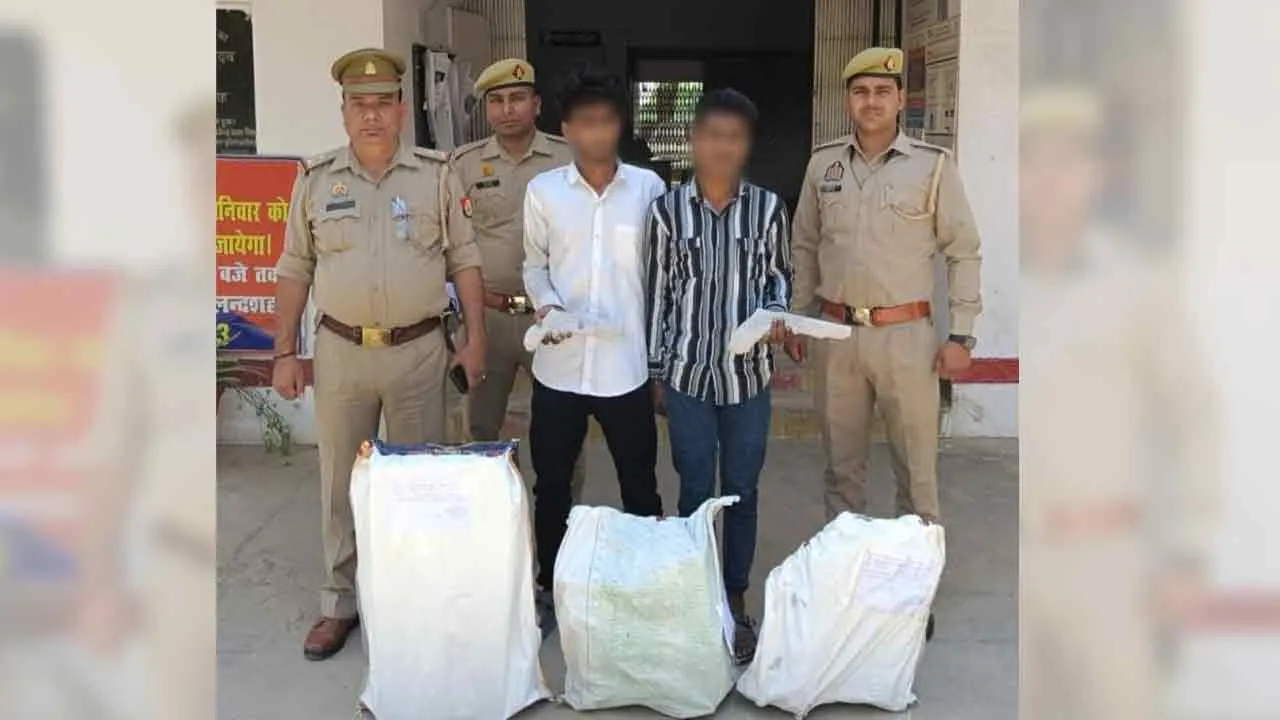 पुलिस ने चोरी पके माल सहित दो अभियुक्तों को किया गिरफ्तार