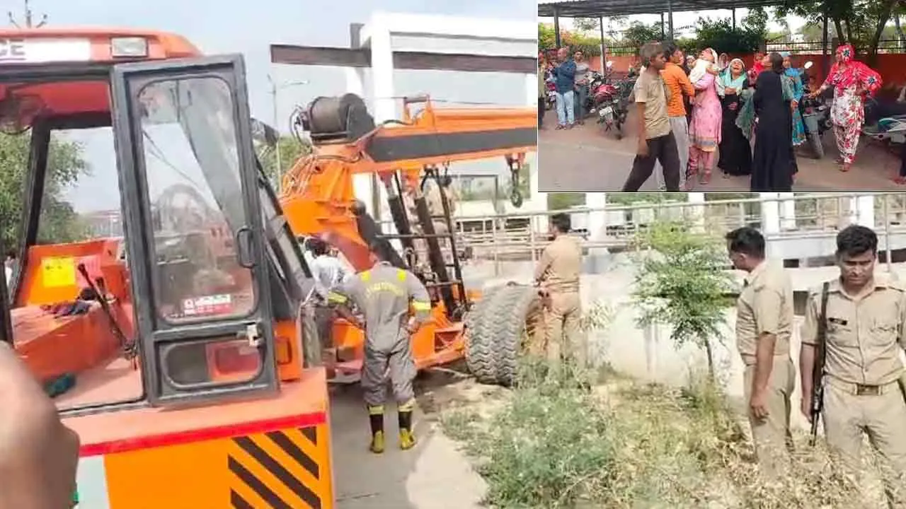 जलकल विभाग के सीवर प्लांट में गिरने से दो मजदूरों की दर्दनाक मौत, एक घायल
