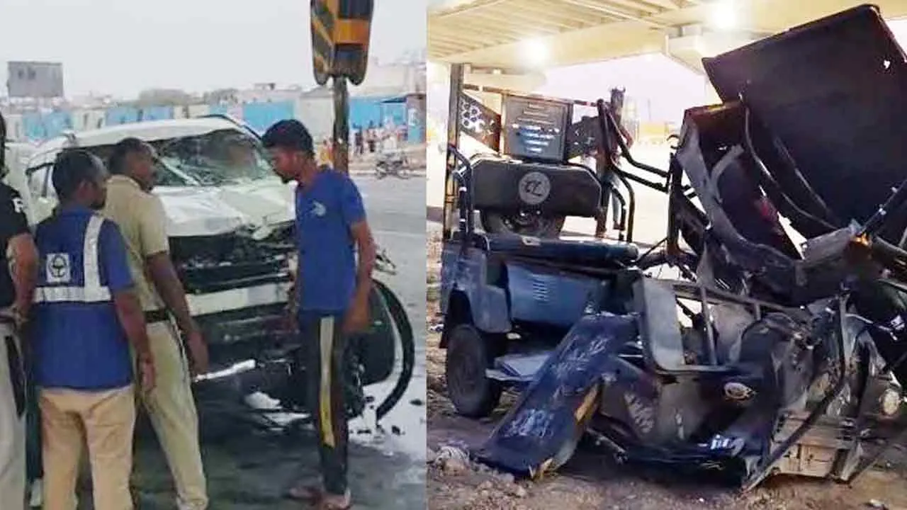 Road Accident: रॉग साइड जा रही ई रिक्शा से कार की टक्कर, एक की मौत 8 घायल