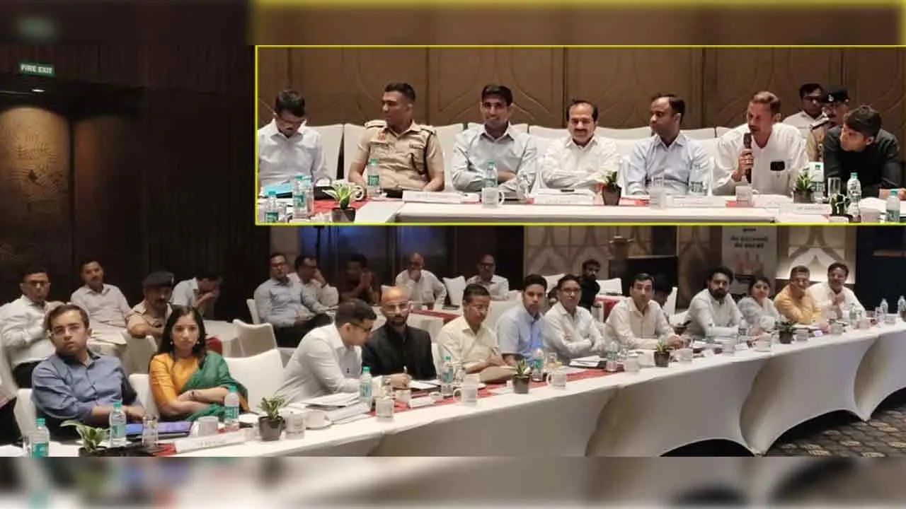 लोकसभा चुनाव को लेकर गुरुग्राम में हुई तीन राज्यों के प्रशासनिक व पुलिस अधिकारियों की बैठक