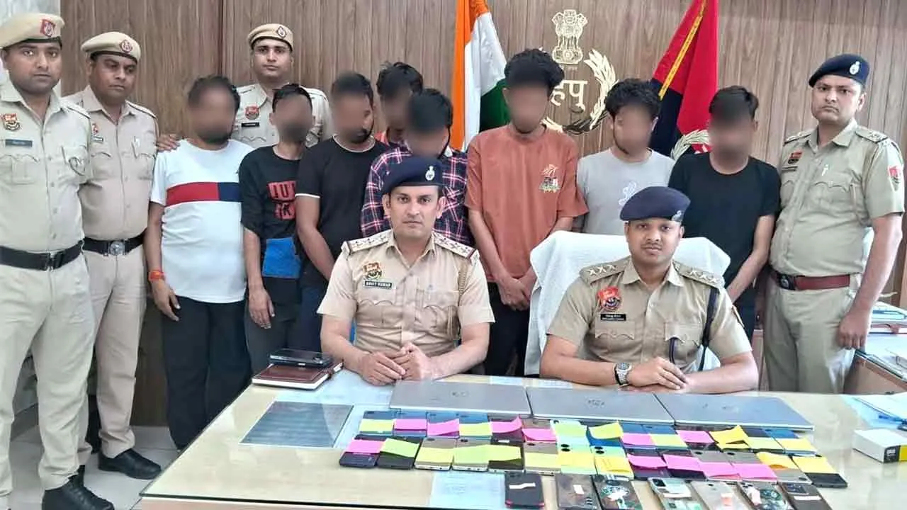 गुरुग्राम: ऑनलाइन गेमिंग व इन्वेस्टमेंट कराने के नाम पर ठगी के रैकेट का भंडाफोड़