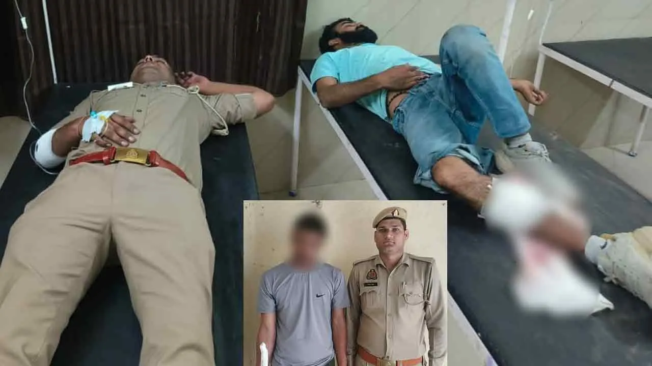 बाइक लूट के तीन आरोपी गिरफ्तार, एक को लगी पुलिस की गोली