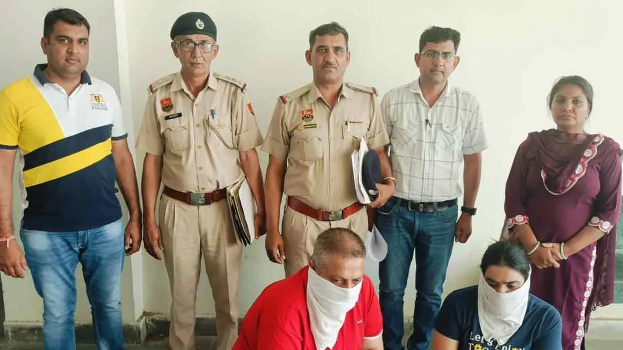 विदेश भेजने के नाम पर 40 लाख रुपये ठगी मामले में 2 आरोपी काबू