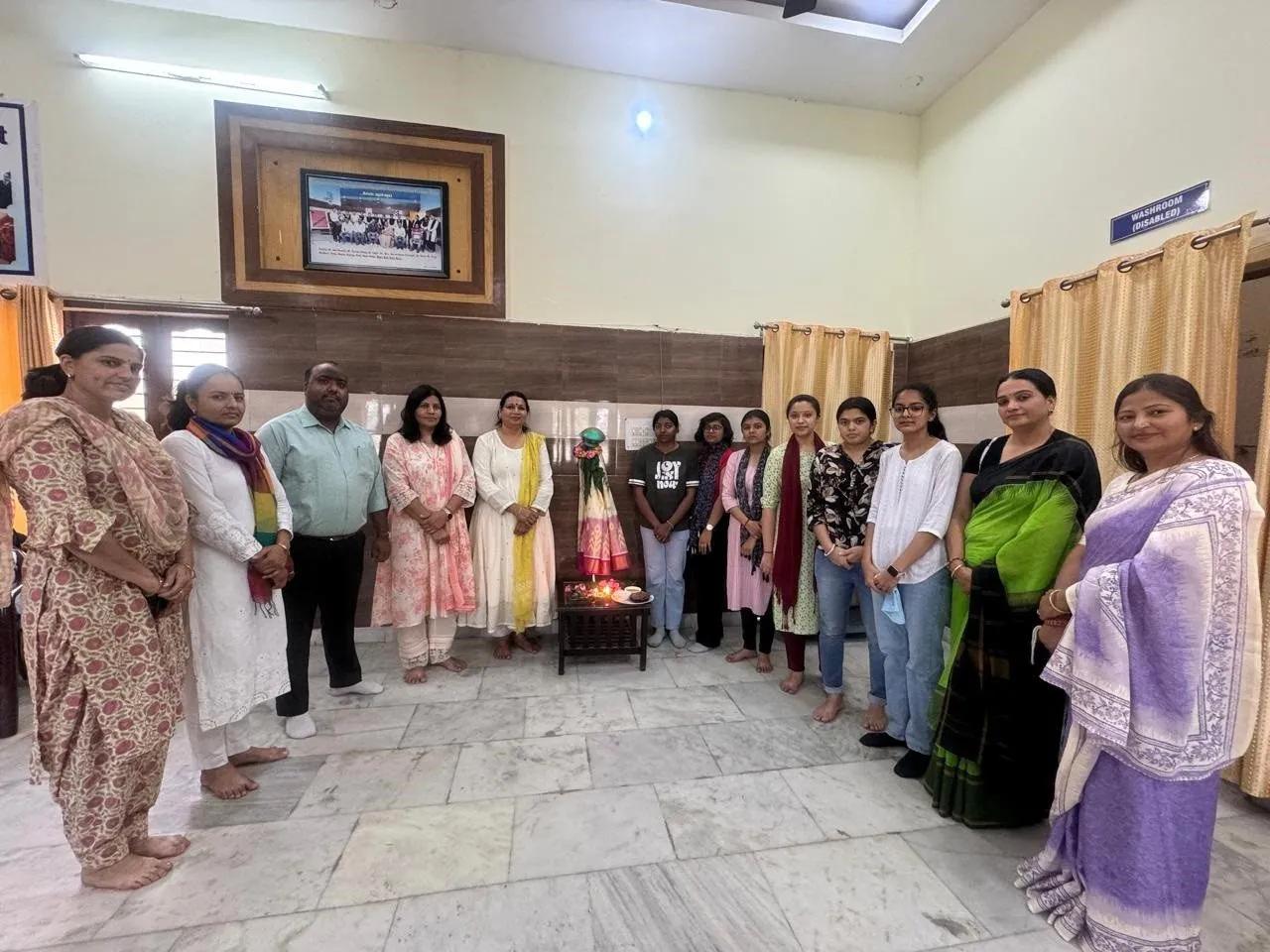 कन्या कॉलेज में गुड़ी पड़वा कार्यक्रम का आयोजन
