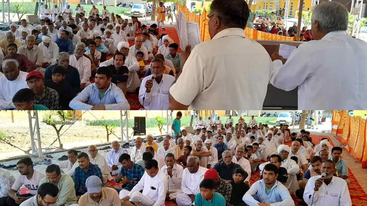 बरवाला की साध-संगत ने सचखंड वासी रामकिशन इन्सां को ब्लॉक स्तरीय नामचर्चा कर दी श्रृद्धांजलि