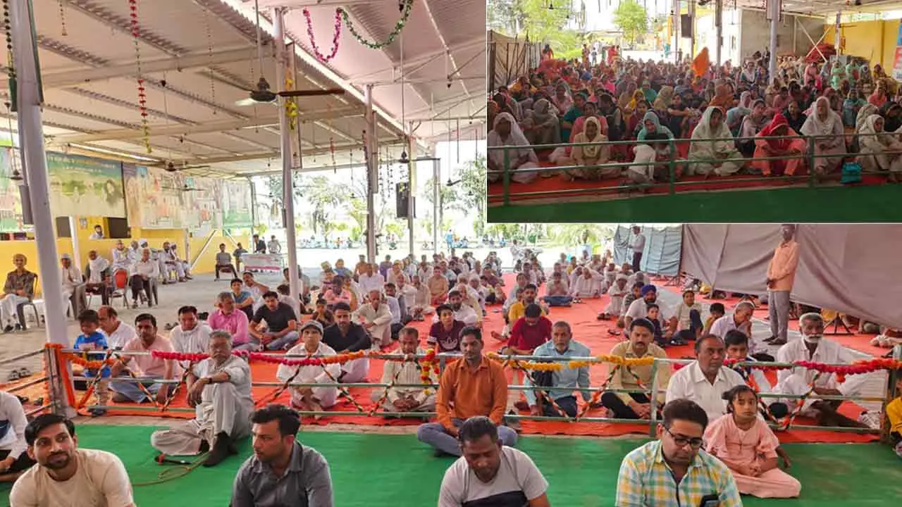 ब्लॉक स्तरीय नामचर्चा कर धूमधाम से मनाया स्थापना माह