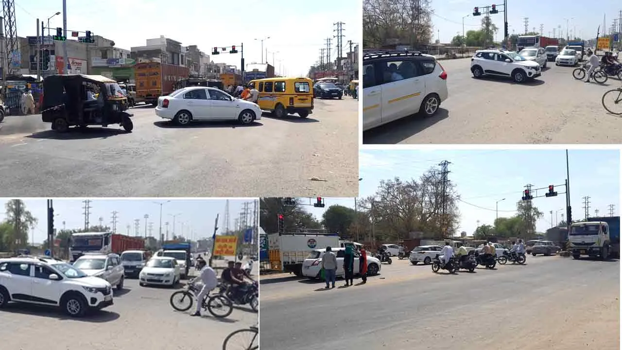 पुलिस की गैरमौजूदगी में लगातार उड़ रहीं यातायात नियमों की धज्जियां