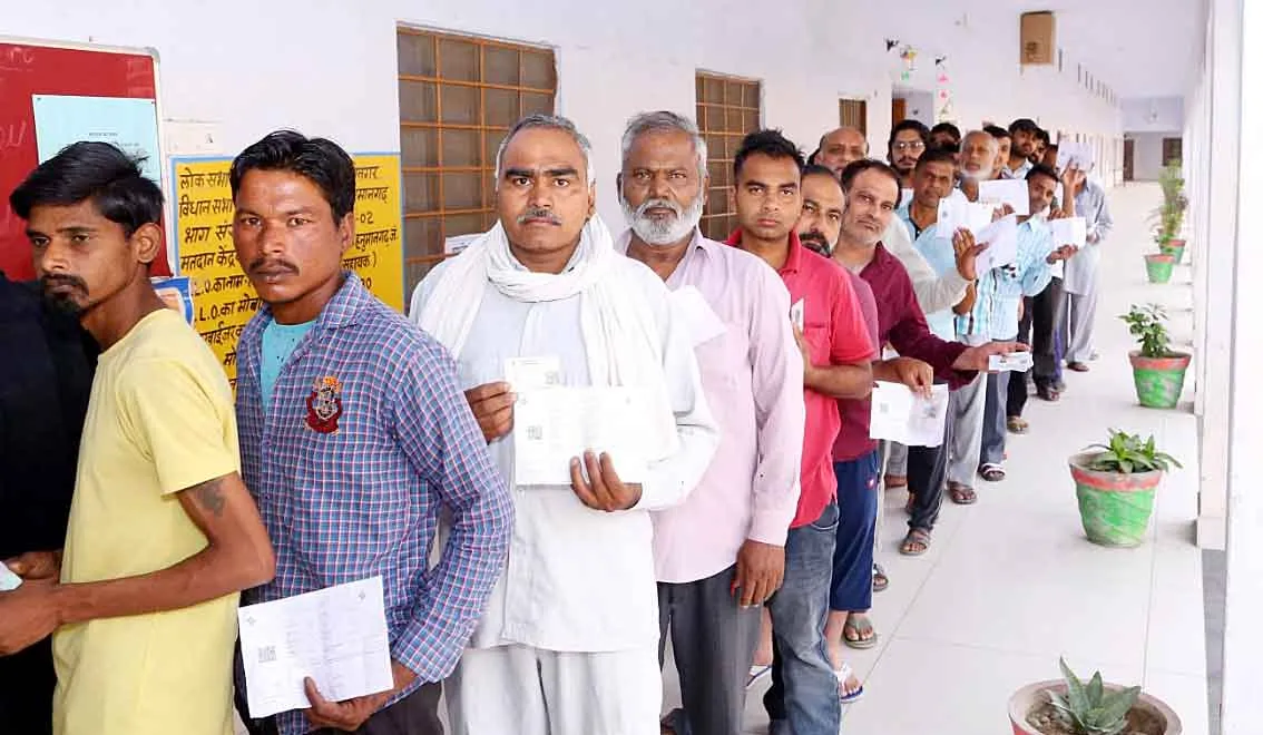 नोहर विधानसभा क्षेत्र में सर्वाधिक 68.54 फीसद मतदान