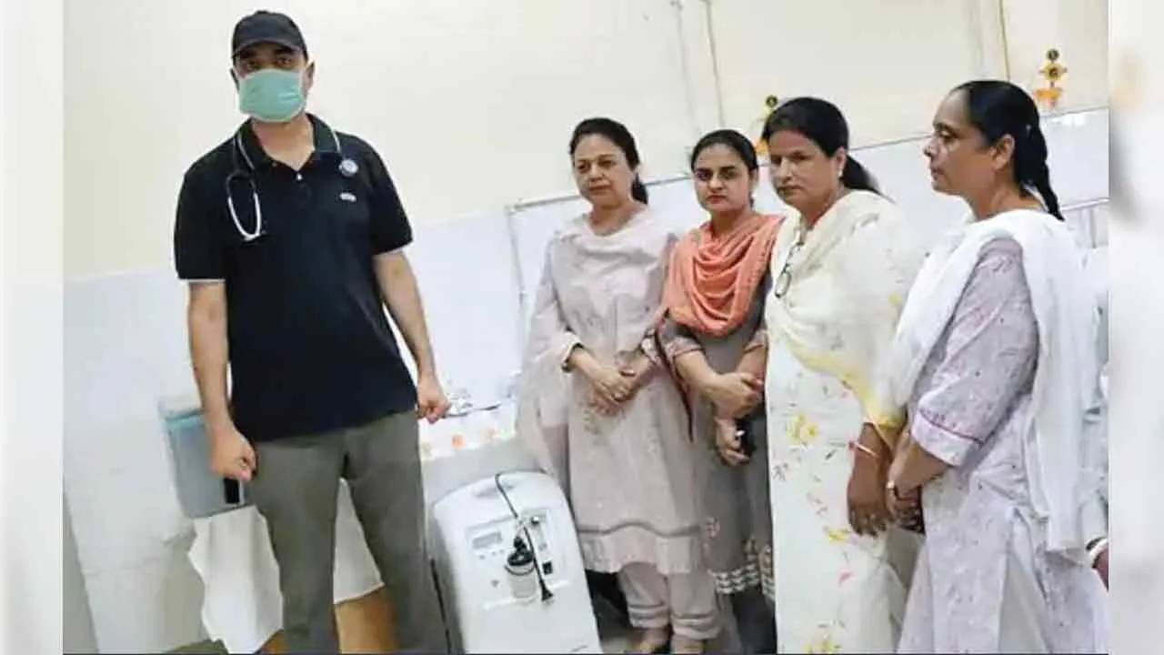 अबोहर के सरकारी अस्पताल में हीट वेव वार्ड स्थापित