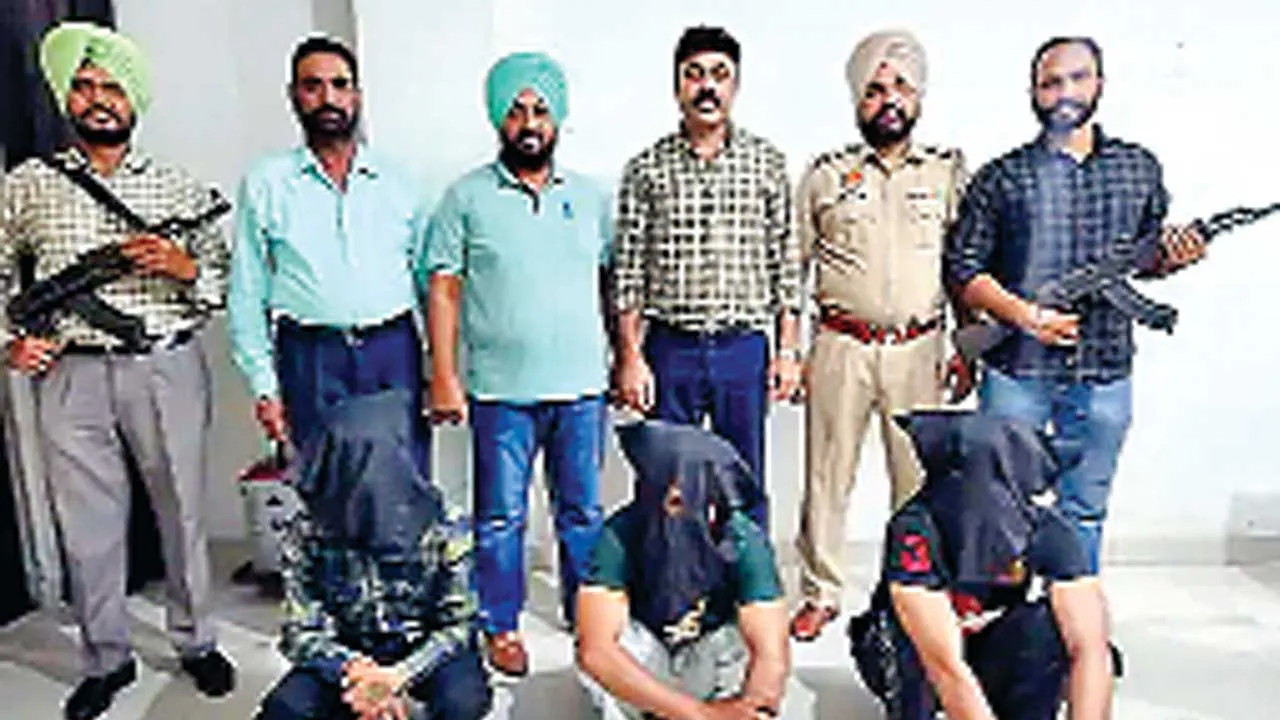 हैप्पी जट के तीन गुर्गे हथियारों सहित गिरफ्तार