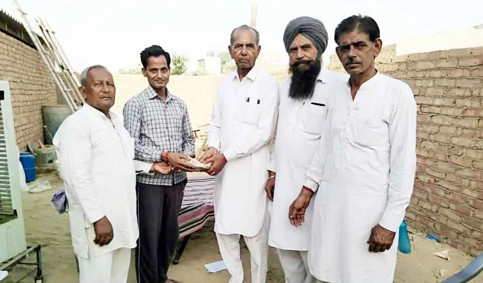 गोसेवार्थ 50 हजार रुपए का आर्थिक सहयोग