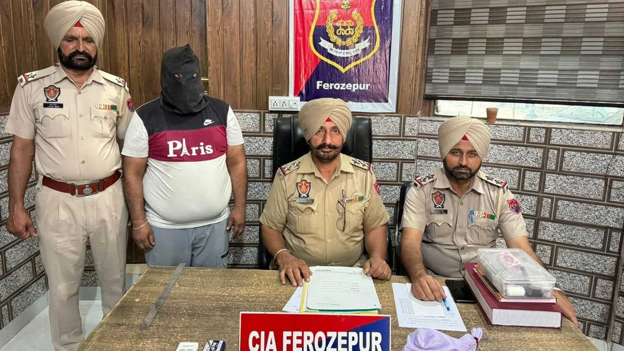 फिरोजपुर में एक करोड़ 17 लाख की हेरोइन बरामद