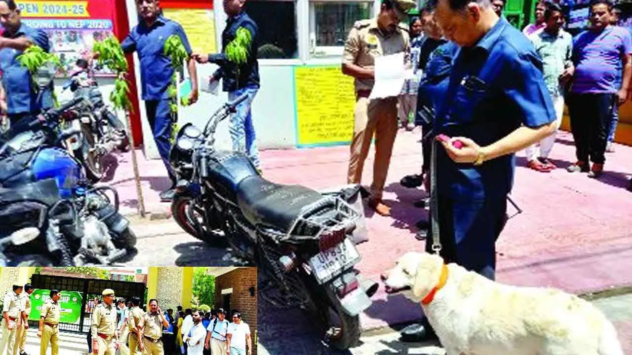 दिल्ली -नोएडा के स्कूलों में बम की सूचना से जनपद के हुक्मरान रहे सतर्क 
