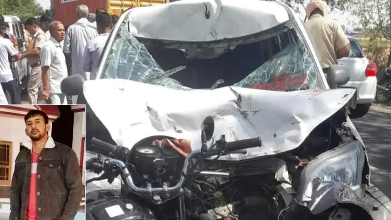 Road Accident: सड़क हादसे में बिजली कर्मी की मौत, पत्नी घायल