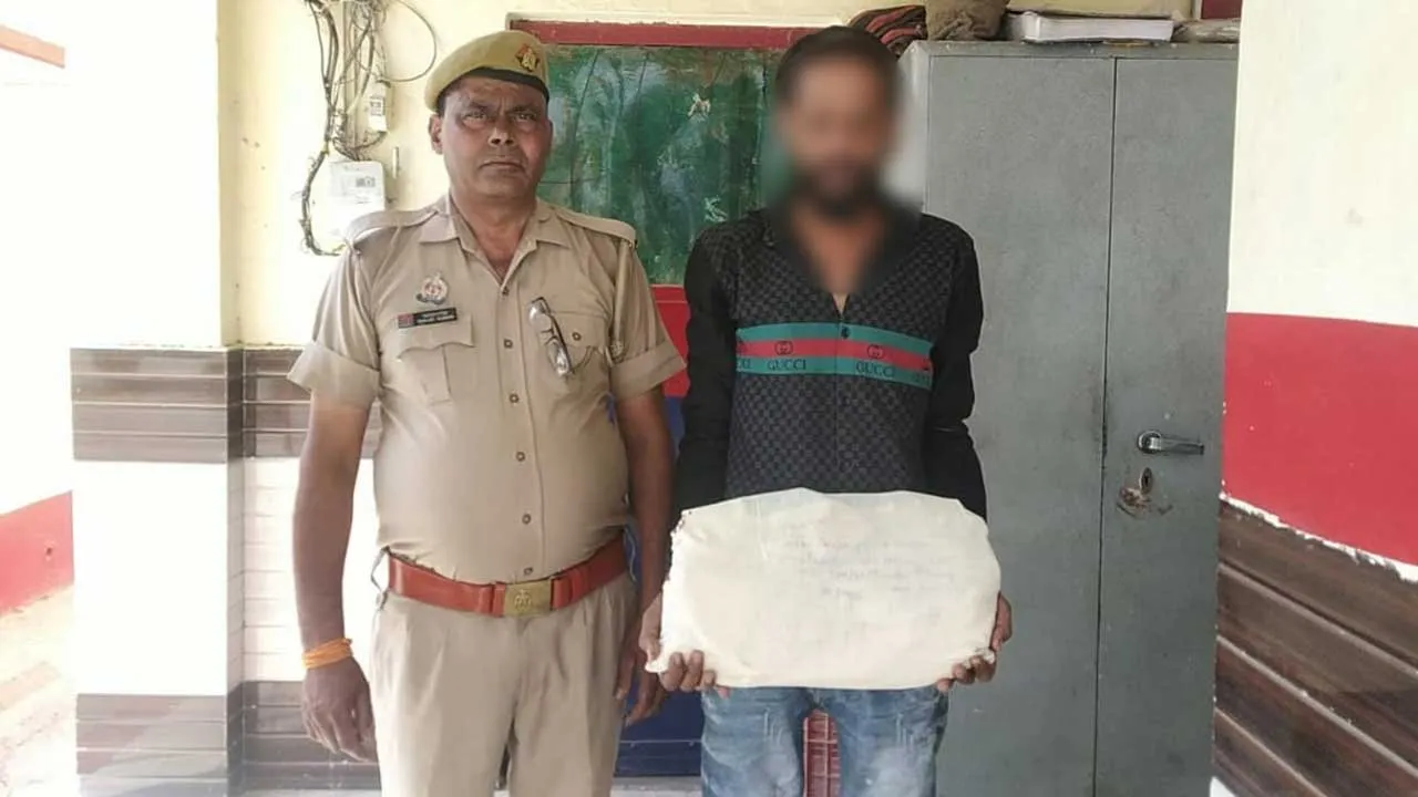 चोरी किये गए विद्युत केबिल के साथ आरोपी दबोचा