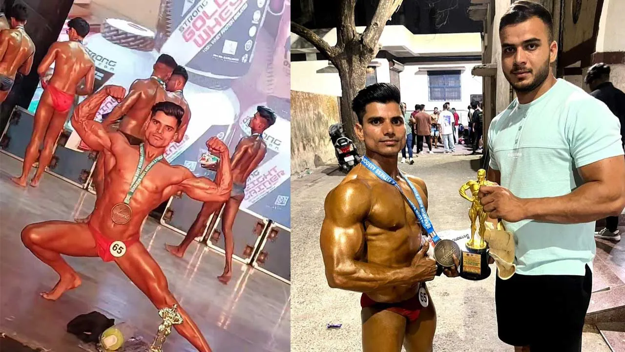 बॉडी बिल्डिंग चैंपियनशिप में दिनेश ने लहराया परचम