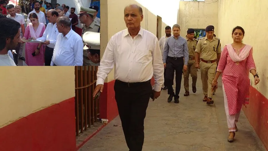 जिला जज ने डीएम-एसपी के साथ किया कारागार का निरीक्षण