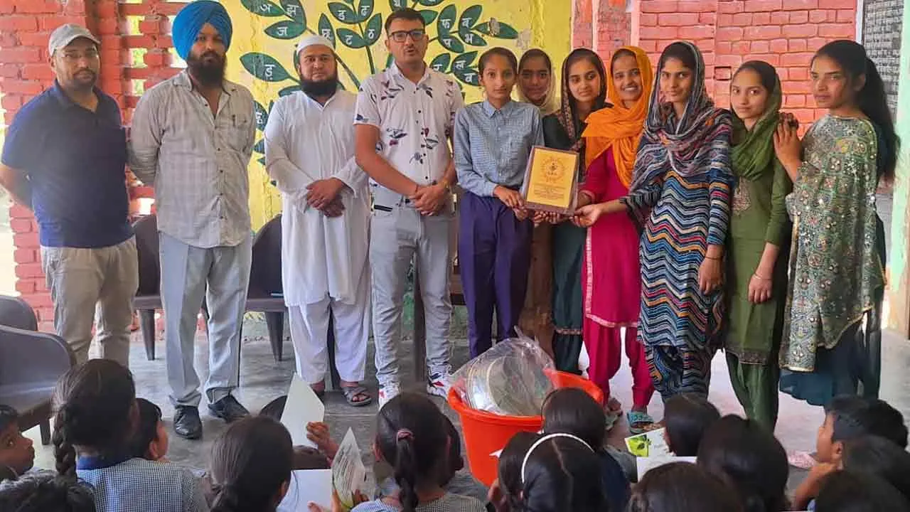 पीएलबी संस्था द्वारा खेल-खेल में सीखो कार्यक्रम के अंतर्गत प्रश्नोत्तरी प्रतियोगिता का आयोजन करवाया गया