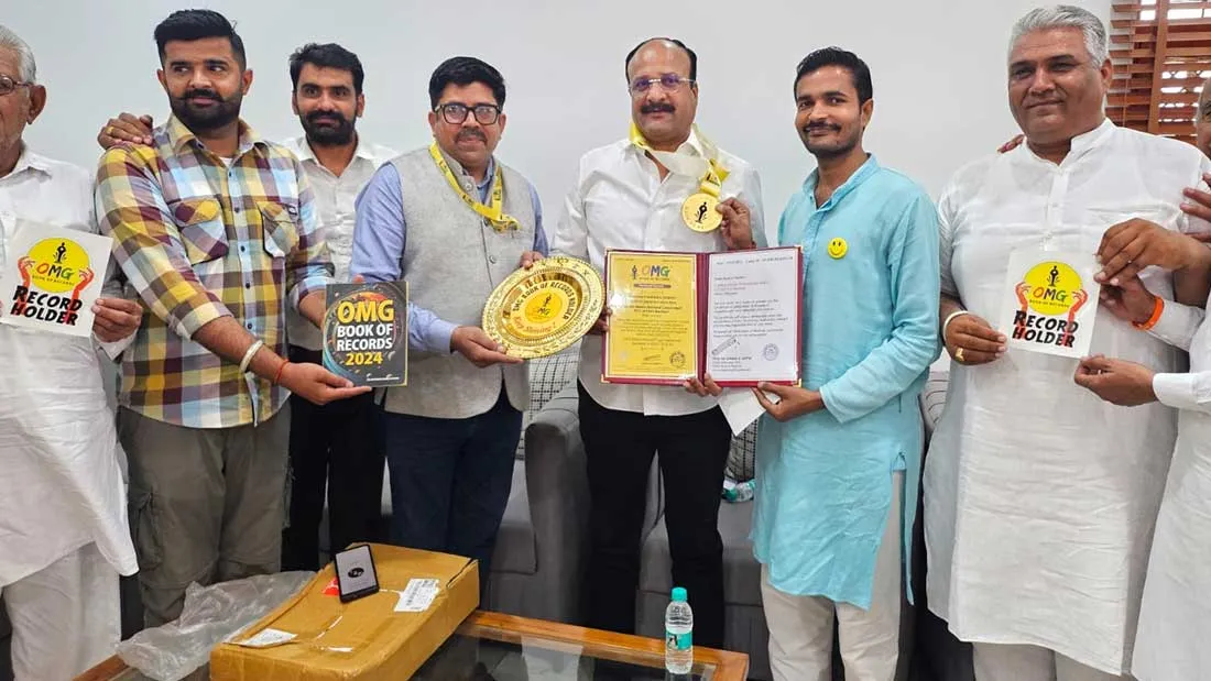 गांव माधोसिंघाना में हुई भाजपा की रैली ने बनाया विश्व रिकॉर्ड