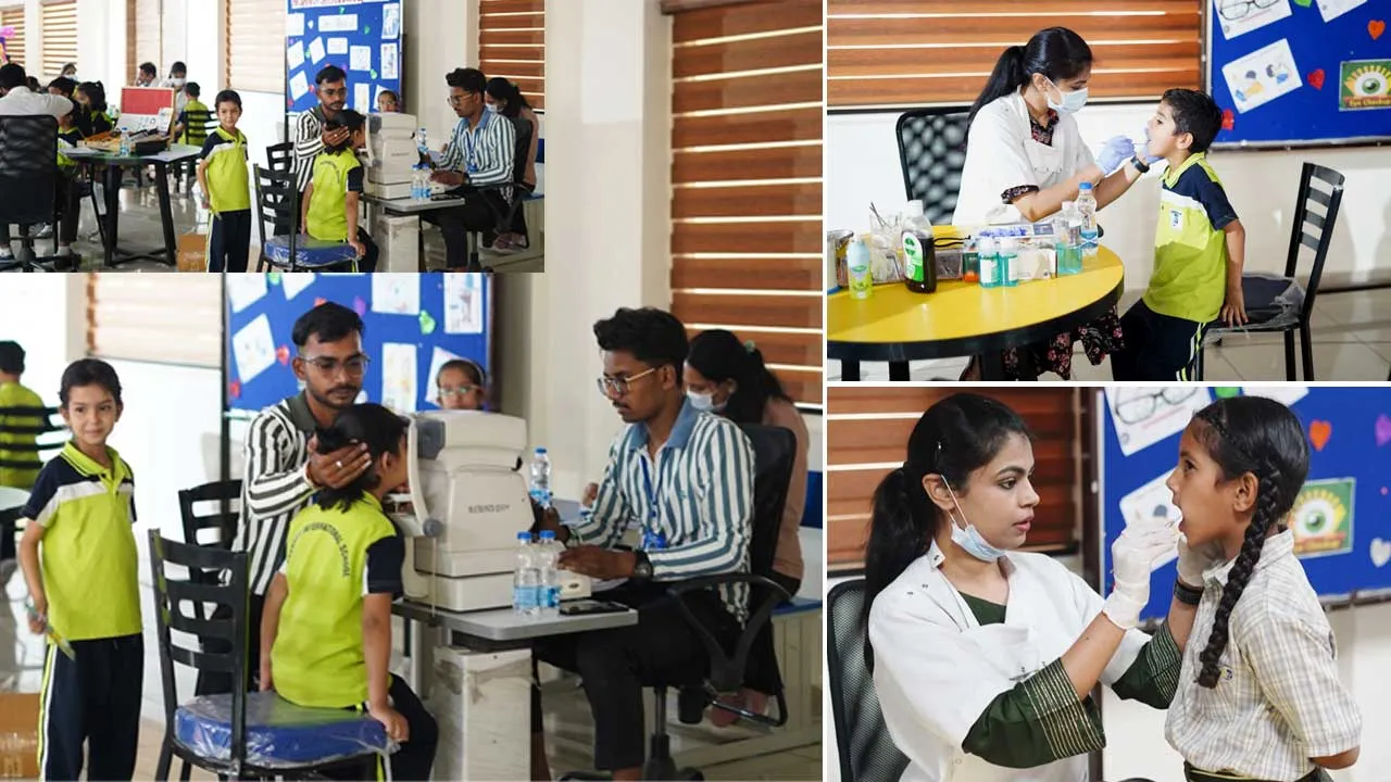 अक्षरा इंटरनेशनल स्कूल पिहोवा में बच्चों के स्वास्थ्य की जांच के लिए लगाया गया दो दिवसीय हेल्थ शिवर :- साहिल काहड़ा